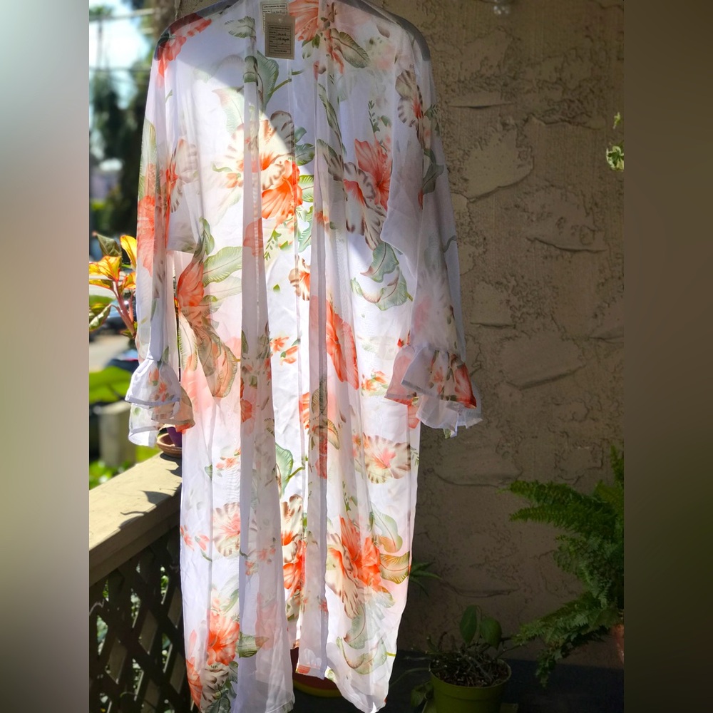 Floral Sheer Kimono